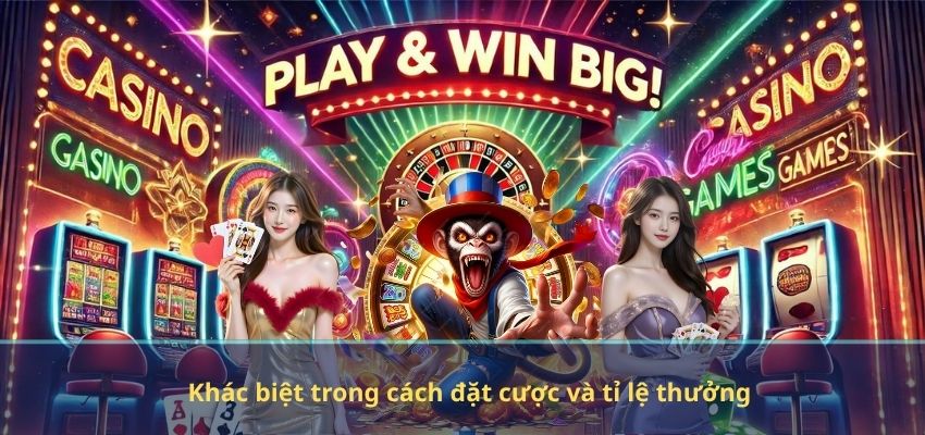 Sự Khác Nhau Trong Luật Chơi Game Bài – Chìa Khóa Nắm Bắt Cơ Hội Thắng Lớn Khác biệt trong cách đặt cược và tỉ lệ thưởng