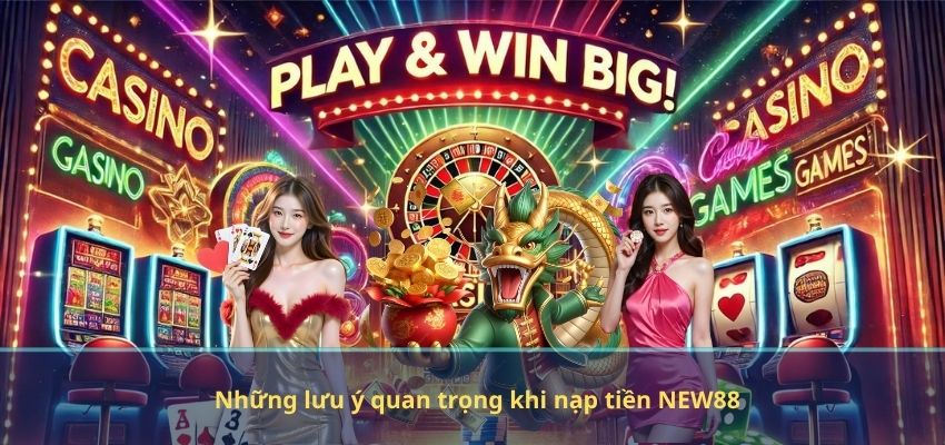 NẠP TIỀN NEW88 Những lưu ý quan trọng khi nạp tiền NEW88